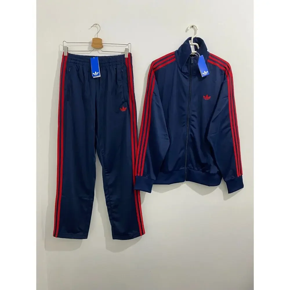 Adidas Originals Classics Firebird Tracksuit Indigo Better Scarlet Size 2XL